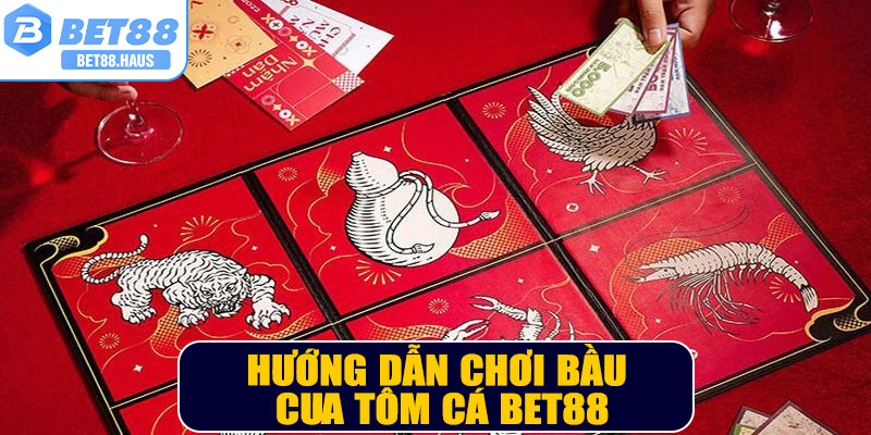 Hướng dẫn chơi Bầu Cua Tôm Cá BET88